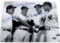 NY YANKEES SIGNED PHOTO MANTLE BERRA & DIMAGGIO