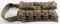 WWII AMMO BELT W 80 ROUNDS M2 BALL IN ENBLOC CLIPS