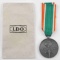 WWII GERMAN AZAD HIND MERIT MEDAL WITH ENVELOPE