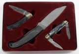 2005 LIMITED EDITION WINCHESTER CASED 3 KNIFE SET