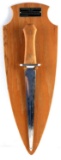 CARVEL HALL ARKANSAS TOOTHPICK MOUNTED KNIFE