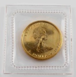 1982 $5 CANADIAN 1/10 OZ GOLD MAPLE LEAF COIN