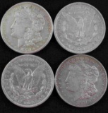 MORGAN DOLLAR 90% SILVER COIN LOT OF 4