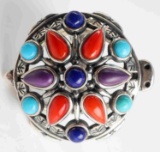 VERONICA DINE BENALLY STERLING SILVER TURTLE RING