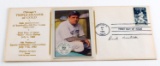 BABE RUTH FIRST DAY OF ISSUE CACHE SIGNED