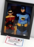 BATMAN AND ROBIN SIGNED PHOTO 8 X 10 INCH W COA