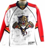 2008-2009 FLORIDA PANTHERS TEAM SIGNED JERSEY