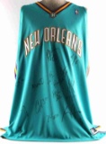 2003-2004 NEW ORLEANS HORNETS TEAM SIGNED JERSEY