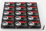 300 ROUNDS OF NEW IN BOX WOLF .223 REM AMMUNITION