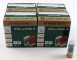 100 ROUNDS SELLIER & BELLOT 12 GA BUCK SHOT AMMO