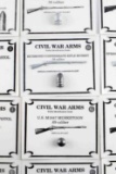 CIVIL WAR ARMS BULLET SAMPLE IDENTIFICATION ROUNDS