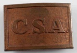 CONFEDERATE STATES CIVIL WAR BELT BUCKLE