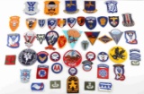 50 ASSORTED U.S. ARMY AIRBORNE DIVISIONS PATCHES