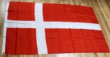 MODERN KINGDOM OF DENMARK LARGE FLAG