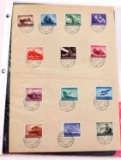 VARIETY LOT OF 33 WWII GERMAN THIRD REICH STAMPS