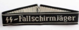 WWII GERMAN WAFFEN SS FALLSCHIRMJAGER CUFF TITLE