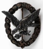 WWII THIRD REICH LUFTWAFFE RADIO OPERATOR BADGE