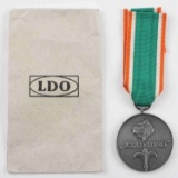 WWII GERMAN AZAD HIND MERIT MEDAL WITH ENVELOPE