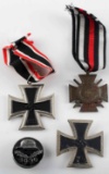 WWII THIRD REICH GERMAN MEDAL LOT OF 4