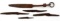 RIKER MOUNT OF DANISH VIKING BLADES & DAGGERS