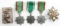 LOT OF 5 WWI WWII GERMAN EASTERN PEOPLES MEDAL
