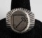 WWII GERMAN WAFFEN SS SILVER ADOLF HITLER RING