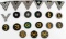 LOT OF 21 WWII GERMAN THIRD REICH RANK PATCHES