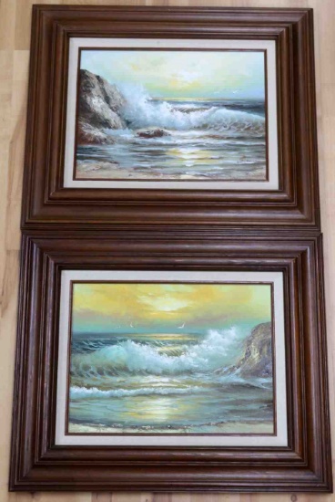 JEROME STEVENS CALIFORNIA COAST OIL ON CANVAS