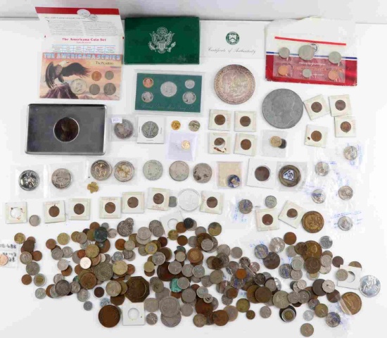 OVER 5 POUNDS WORLD U.S. COINS & NUMISMATICS