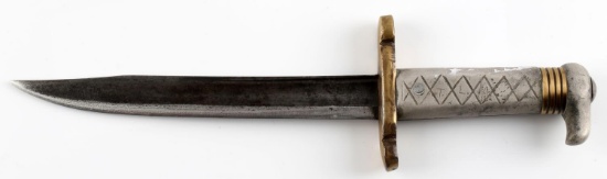 WWII GI MADE TRENCH ART FIGHTING KNIFE