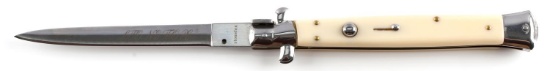 13 INCH ITALIAN MADE STONE FOX SWITCHBLADE KNIFE
