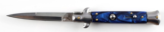9 INCH AKC ITALIAN MADE SWITCHBLADE KNIFE