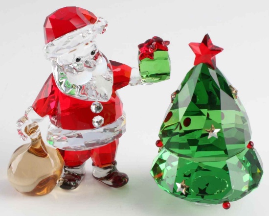 SWAROVSKI SANTA CLAUS & CHRISTMAS TREE