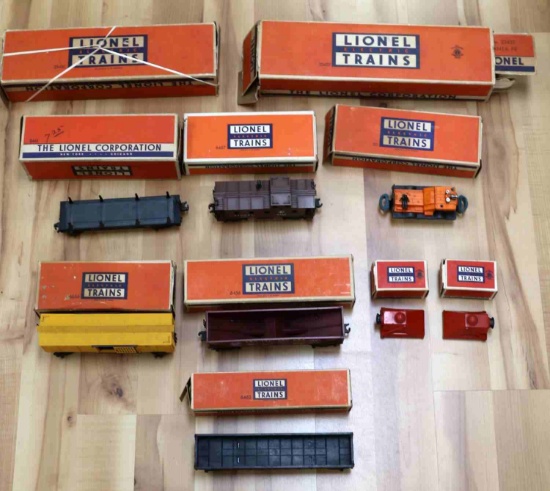LIONEL 1950'S O SCALE TRAIN SET WITH BOXES