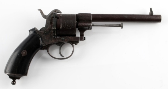 19TH CENTURY FRENCH PINFIRE 11MM REVOLVER