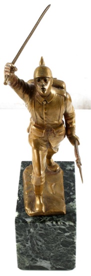 SCHMIDT FELLING IMPERIAL GERMAN INFANTRY BRONZE
