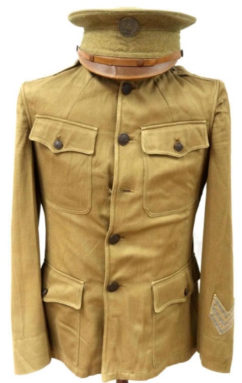 WWI US ENLISTED AIR SERVICE UNIFORM & INSIGNIA