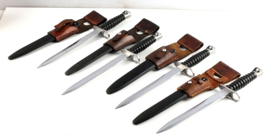 SWISS STURMGEWEHR M57 BAYONET DAGGER W FROG LOT