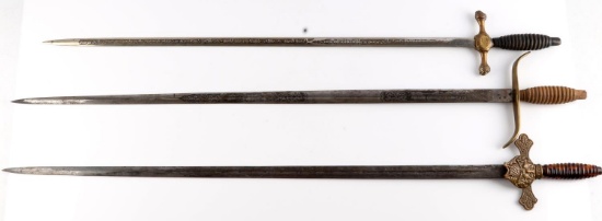 3 KNIGHTS OF COLUMBUS GIBBS MASON FRATERNAL SWORD