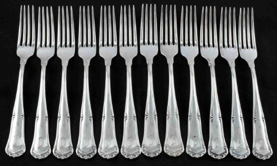 WWII GERMAN DACHAU WELLNER 90 45 SILVERWARE