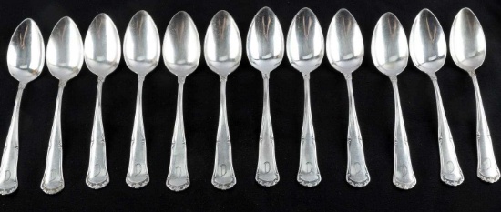 WWII GERMAN DACHAU WELLNER 90 45 SPOON LOT OF 12