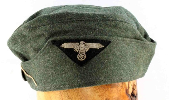 WWII GERMAN REICH SS TOTENKOPF OVERSEAS CAP