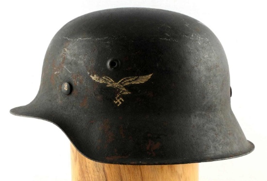 WWII GERMAN REICH M43 LUFTWAFFE STAHLHELM HELMET