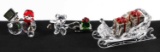 SWAROVSKI SLEIGH CHRISTMAS ELF BEAR SNOWMEN