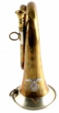 WWII GERMAN REICH NSDAP BRASS BUGLE & MOUTHPIECE