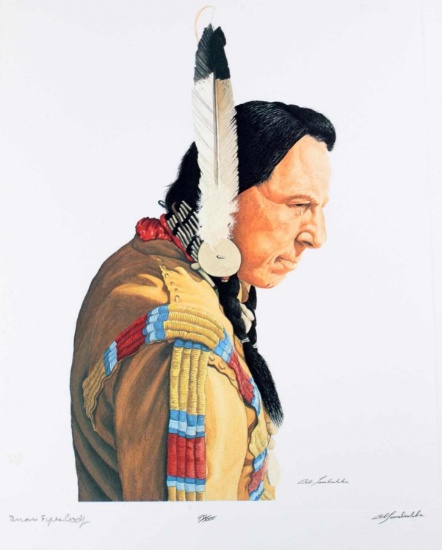 OLD IRON EYES BOB TIMBERLAKE LIMITED EDITION PRINT