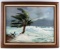 VINTAGE HURRICANE AGNES TROPICAL PAINTING BY ALIX