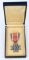 STERLING NEW YORK CONSPICUOUS SERVICE MEDAL CASED