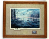 DUCK STAMP & SIGNED COMMEMORATIVE BY KEN ZYLLA