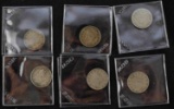GROUPING OF 7 LIBERTY HEAD V NICKEL COINS
